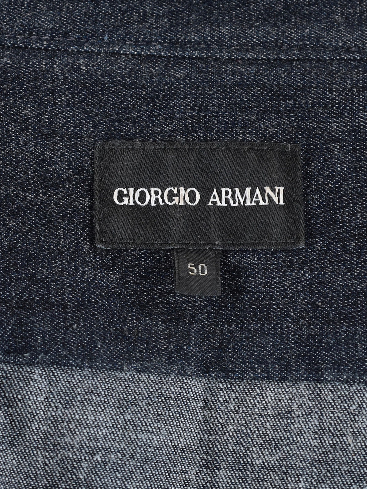 Giorgio Armani Cotton Denim-Effect Shirt "Giorgio Armani Cotton Denim-Effect Shirt W290926.2  Giorgio Armani 
