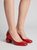 Emporio Armani Red Patent Leather Low-Heel Shoes W7926.13  Giorgio Armani 