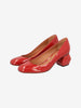 Emporio Armani Red Patent Leather Low-Heel Shoes W7926.13  Giorgio Armani 