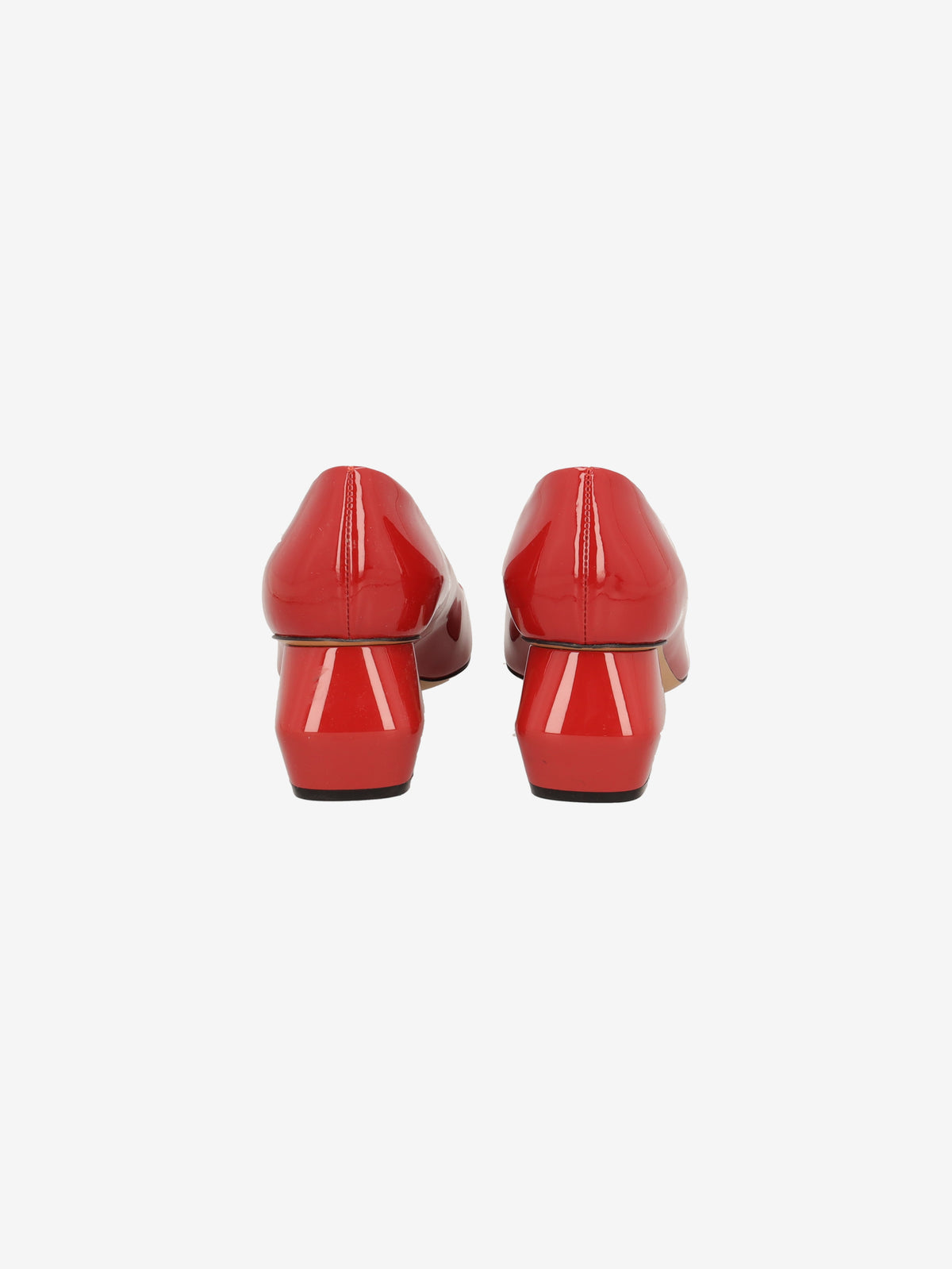 Emporio Armani Red Patent Leather Low-Heel Shoes W7926.13  Giorgio Armani 