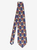 Givenchy Blue Silk Tie with Elephant and Floral Motifs MU260921.96  Givenchy 