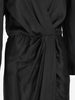Givenchy Black Wrap-Effect Mini Dress W2926.11  Givenchy 