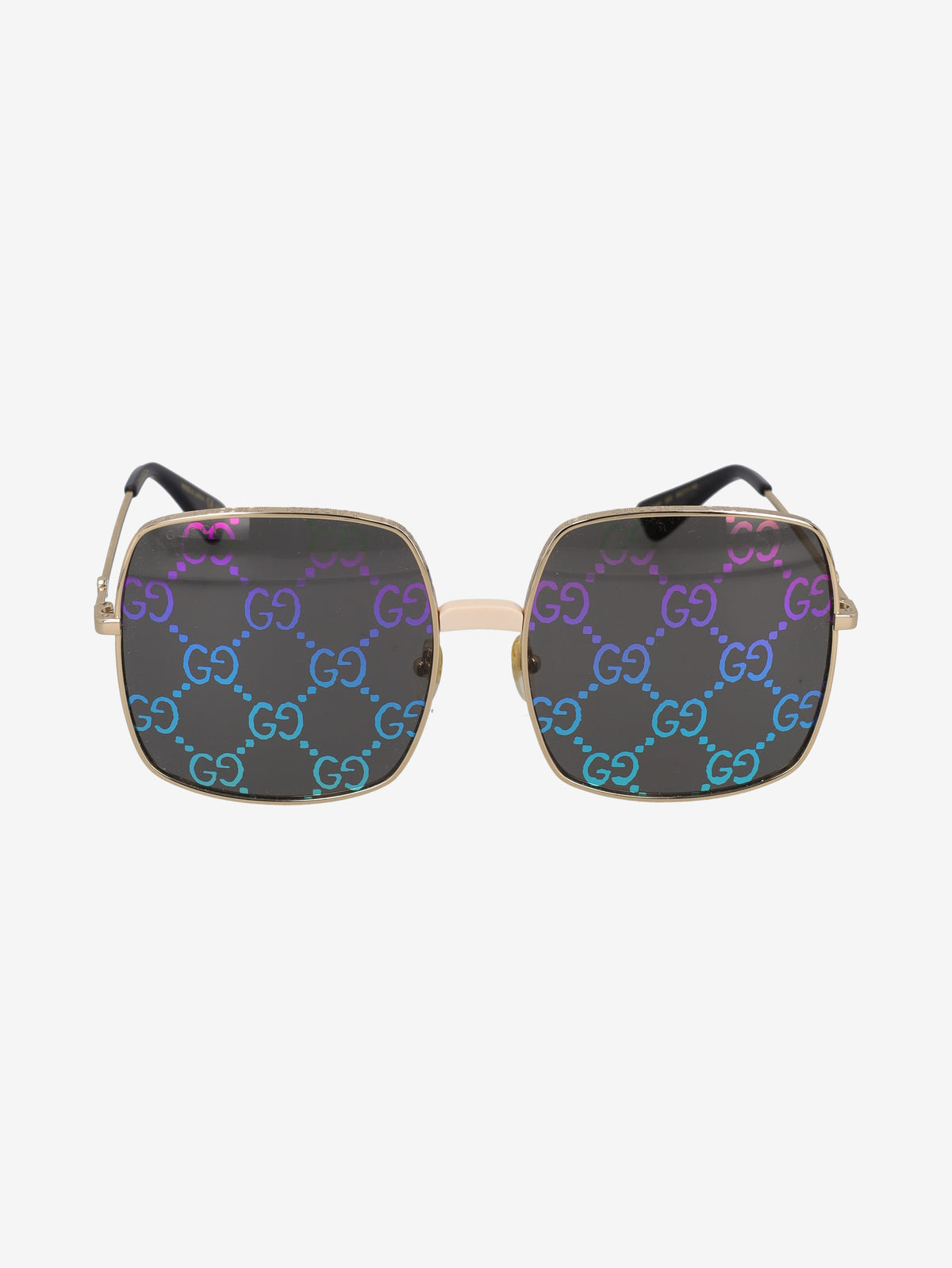 Gucci Vintage Oversized Rectangular Sunglasses with Bee Detail MR12926.34  Gucci 