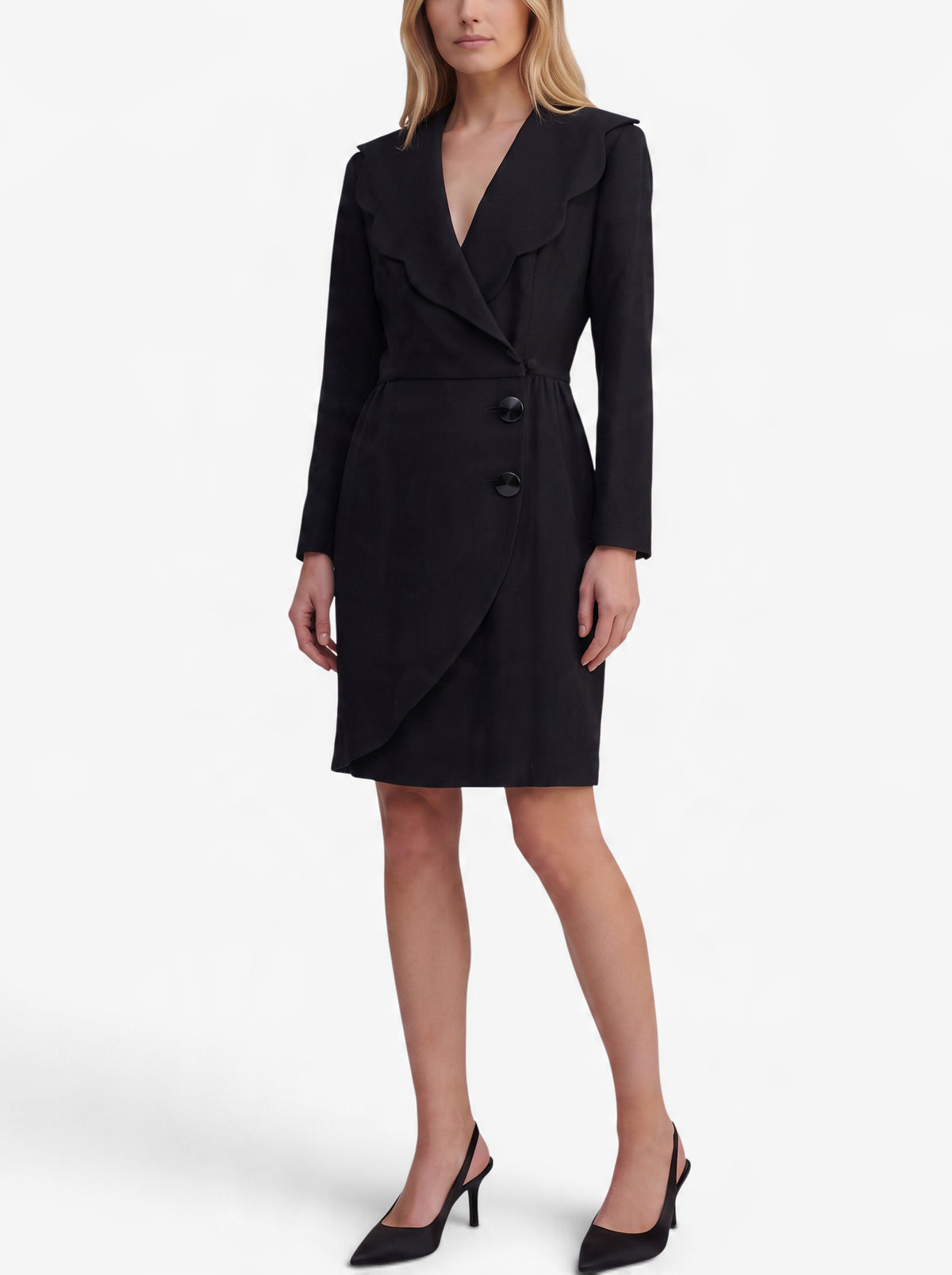 Guy Laroche Black Wool Dress W191026.10  Guy Laroche 
