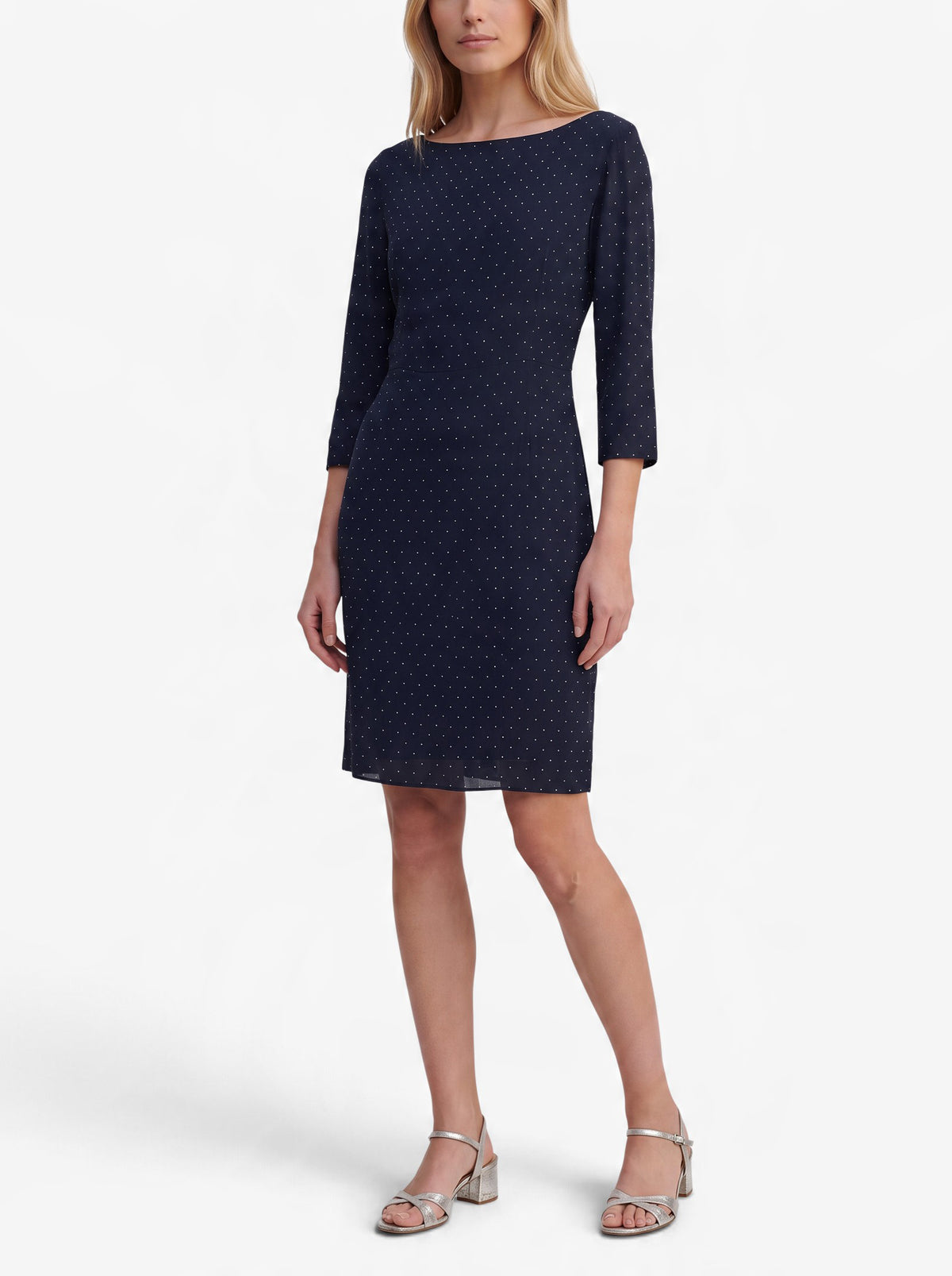 Guy Laroche Vintage Polka Dot Midi Dress W191026.20  Guy Laroche 