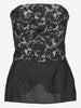 Guy Laroche Sleeveless Rose-Pattern Corset-Style Top W191026.23  Guy Laroche 