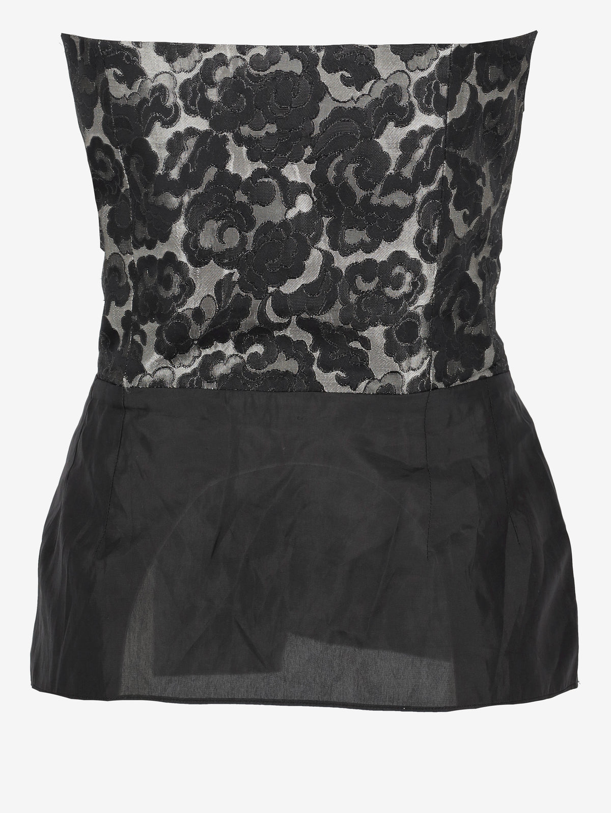 Guy Laroche Sleeveless Rose-Pattern Corset-Style Top W191026.23  Guy Laroche 