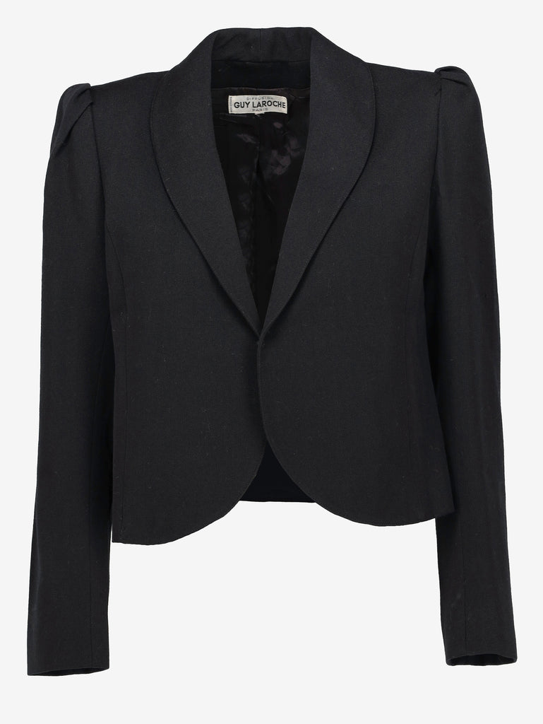 Guy Laroche Black Wool Cropped Blazer W191026.32  Guy Laroche 