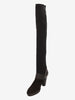 Hogan Knit & Leather High-Heel Boots W6826.8  Hogan 
