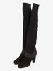 Hogan Knit & Leather High-Heel Boots W6826.8  Hogan 