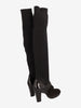 Hogan Knit & Leather High-Heel Boots W6826.8  Hogan 