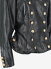 Vintage Double-Breasted Leather Jacket MR26526.5  Jean Claude Jitrois 