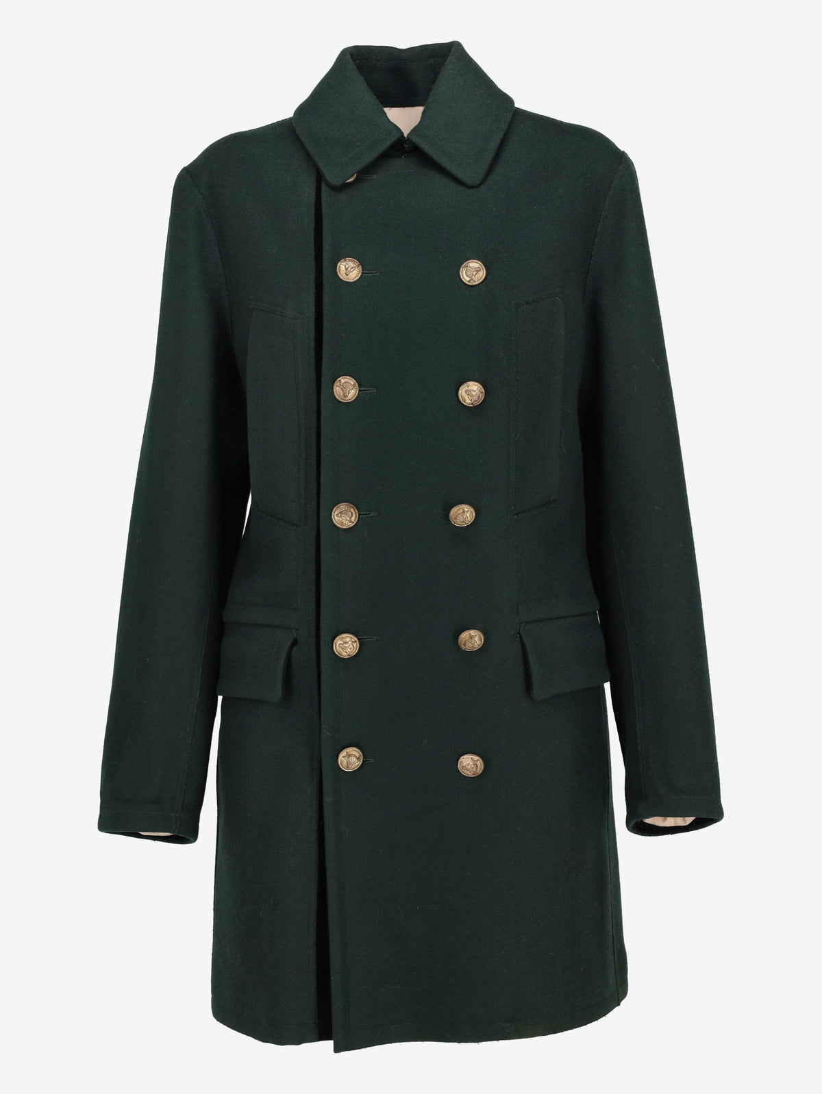 Jean Paul Gaultier Thick Wool Coat B121125.2  Jean Paul Gaultier 