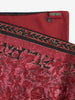Kenzo Burgundy Velvet Floral Shawl Scarf W27526.71  Kenzo 