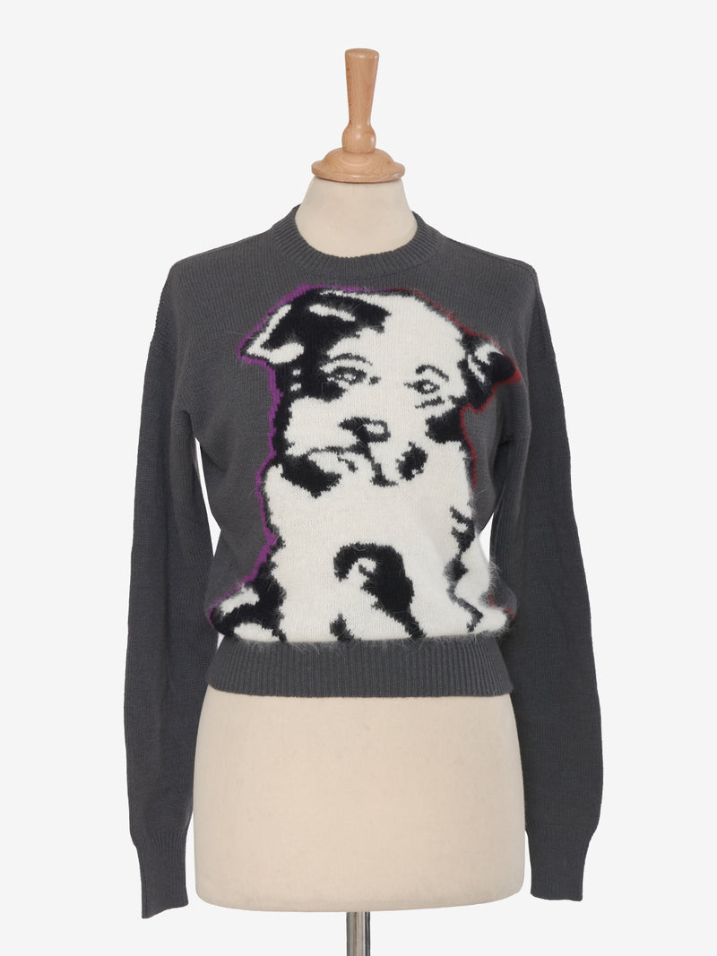 Krizia Doggy Embroidery Sweater CVM21.90.190D  Krizia 