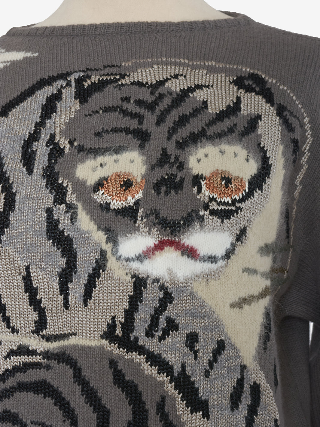 Krizia Hyena Embroidery Sweater CVM21.90.32D-1  Krizia 