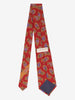 Krizia Uomo Red Silk Tie with Abstract Blue Motif MU260921.103  Krizia 