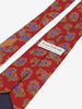Krizia Uomo Red Silk Tie with Abstract Blue Motif MU260921.103  Krizia 