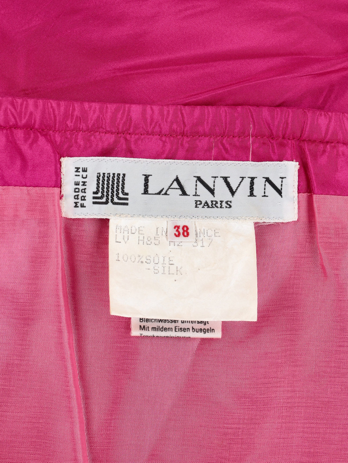 Lanvin Fuchsia Draped Mini Party Dress W2926.14  Lanvin 