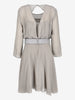 Louis Féraud Layered Midi Dress with Bow Belt W191026.34  Louis Feraud 