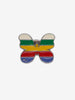 Marc Jacobs Multicolour Striped Butterfly Brooch W191026.37  Marc Jacobs 