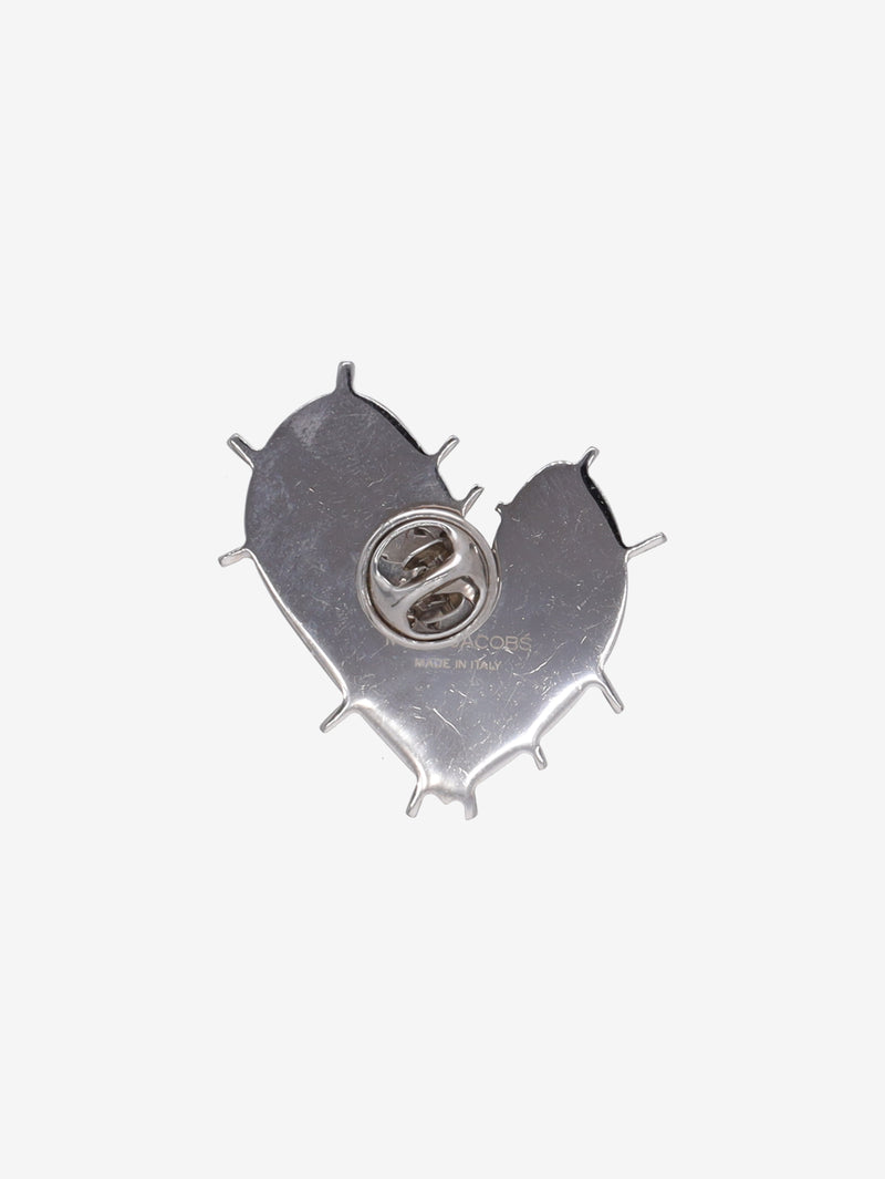 Marc Jacobs Purple Spiked Heart Brooch W191026.39  Marc Jacobs 