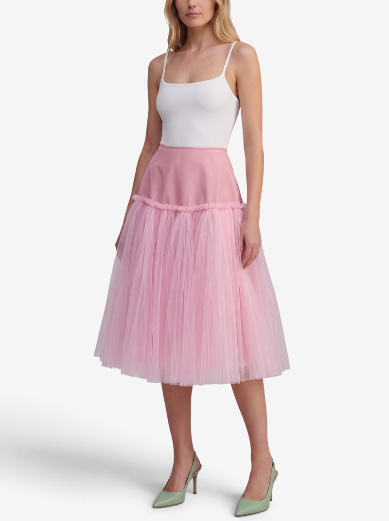 Vintage Pink Tulle Petticoat Skirt W5102026.5  Marco gabrielli 