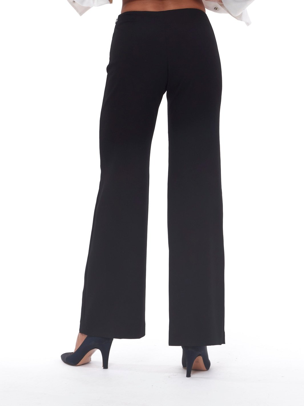 2010 black palazzo pants W22070503  Massimo 
