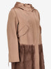 Max Mara Hooded Coat with Mink Fur Inserts CVM26.22.8  Max Mara 