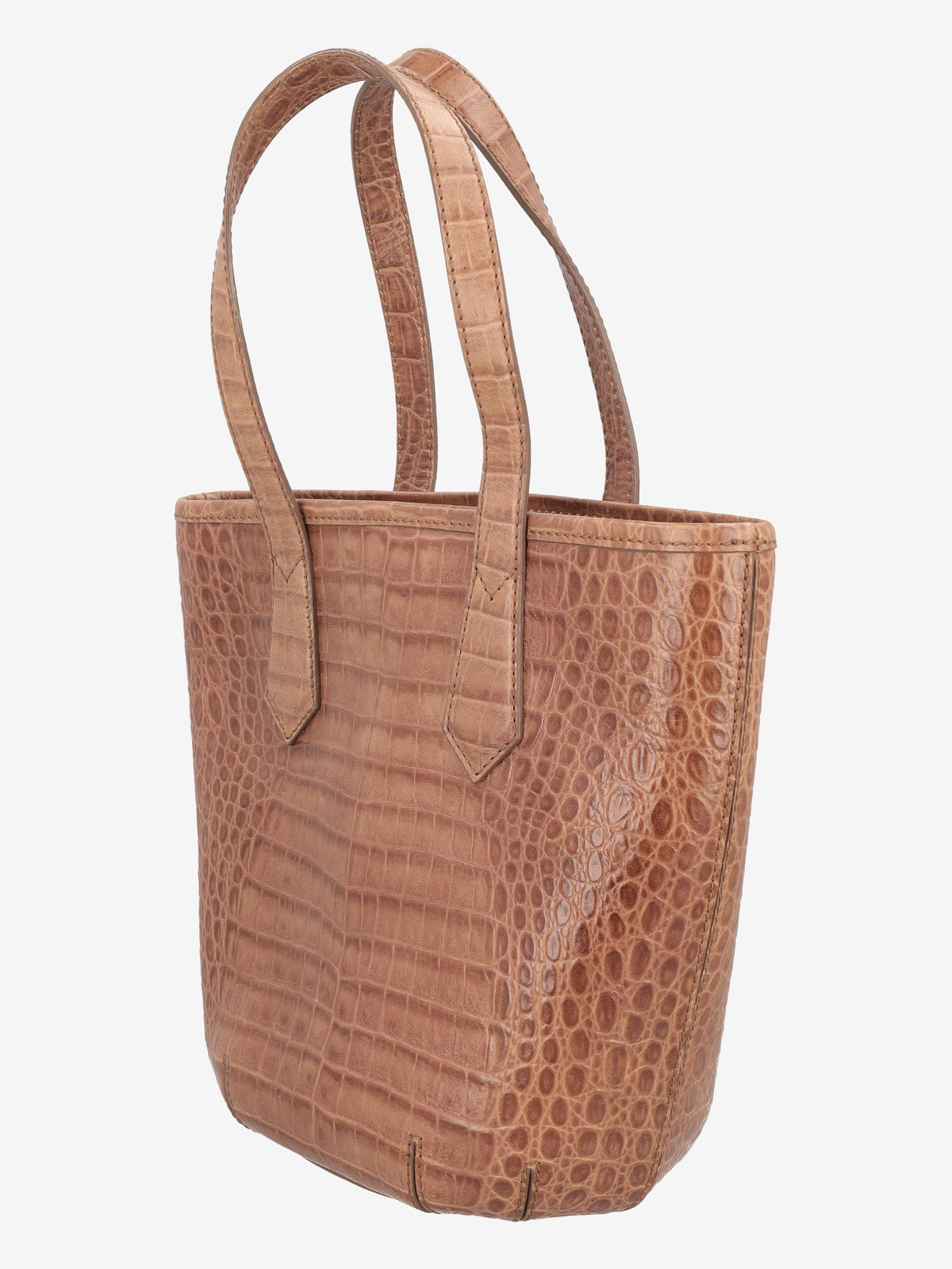 Max Mara Crocodile-Effect Leather Bucket Bag W7926.9  Max Mara 