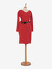 Vintage sheath dress with jewel belt - '80s AR009  Mimmina 