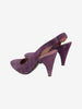 Miu Miu Purple Suede Pointed-Toe Heels W2926.48  Miu Miu 