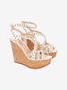 Miu Miu Studded Cork Wedge Sandals W6826.14  Miu Miu 