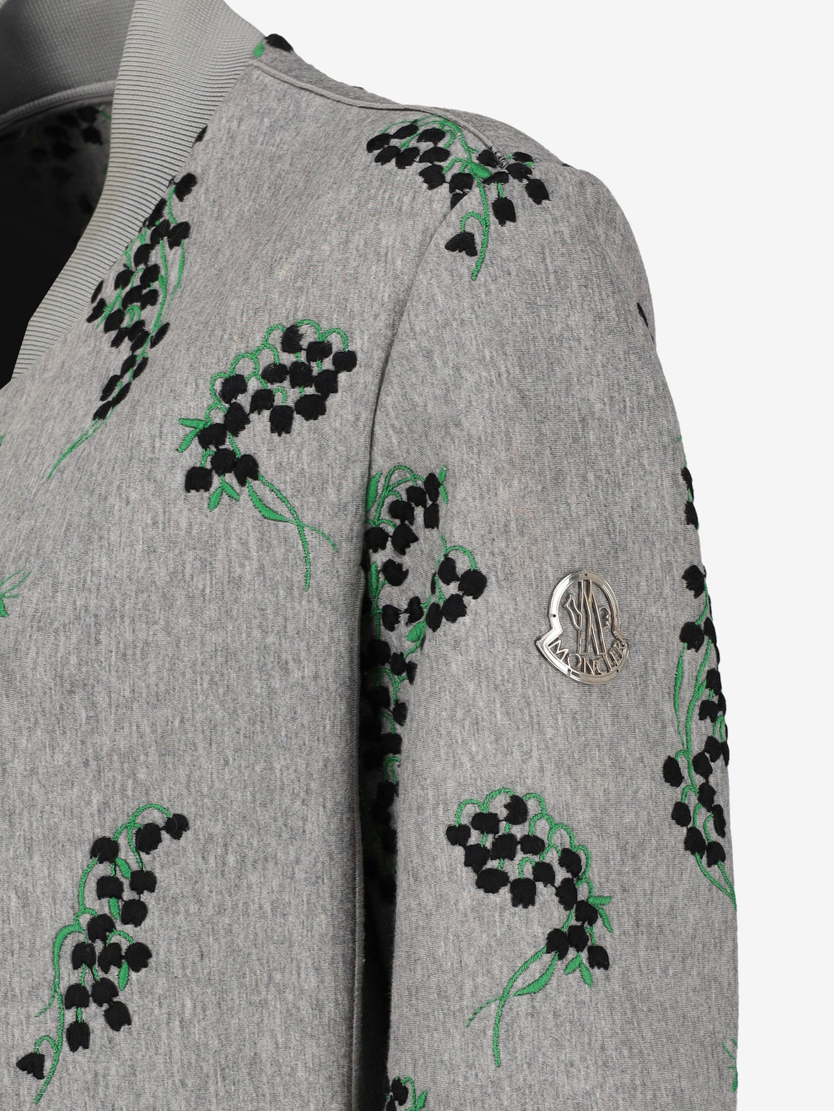Moncler Floral Cotton Long Coat CVM26.22.24  Moncler 