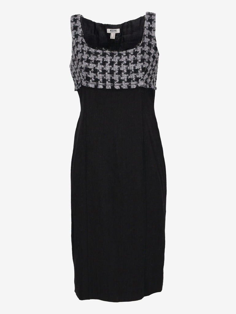 Moschino Cheap and Chic Vintage Tweed-Effect Midi Dress W191026.11  Moschino 