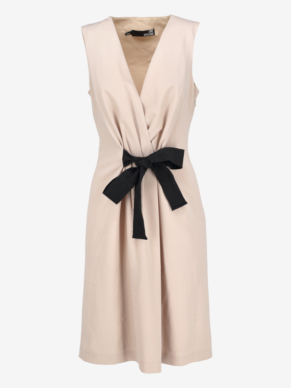 Love Moschino Vintage Beige Wool-Blend Midi Dress W191026.12  Moschino 