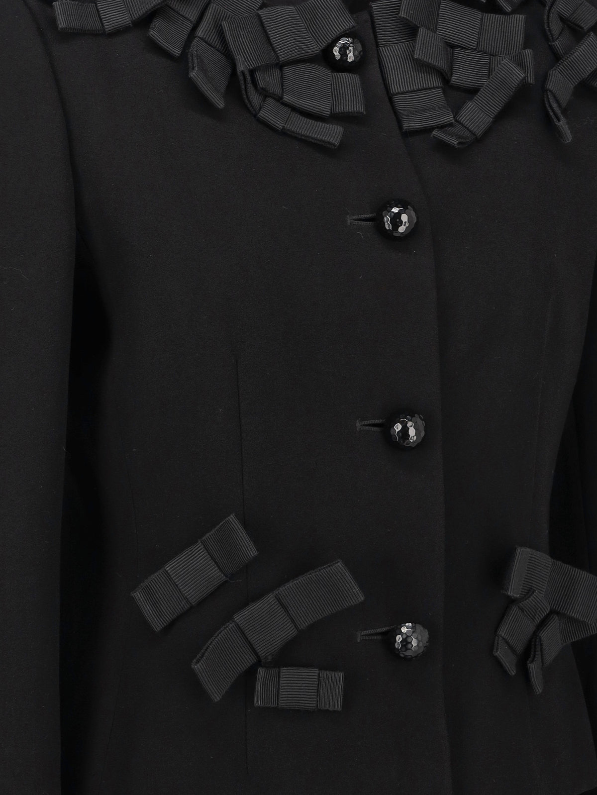 Moschino Cheap and Chic Black Bow-Detail Blazer W191026.19  Moschino 