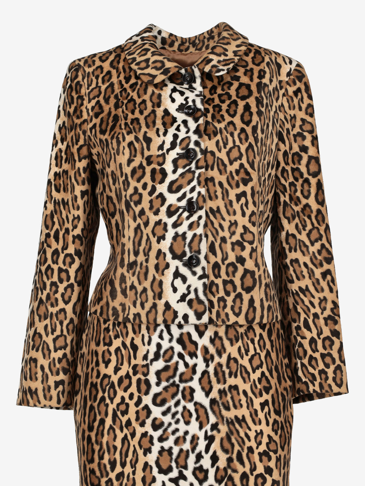 Moschino Leopard Print Skirt Suit W2926.16  Moschino 