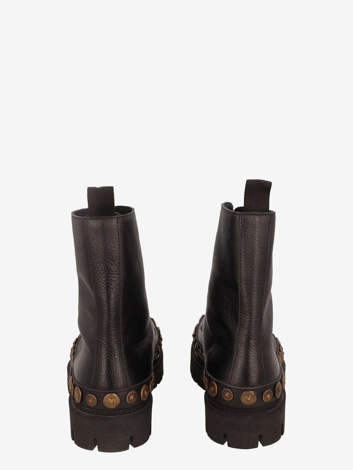 Moschino Studded Leather Boots WCV250821.03  Moschino 