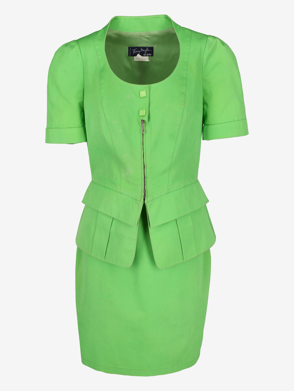 Mugler Vintage Skirt Suit with Short-Sleeved Top W140926.1  Mugler 