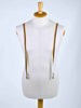 1970s striped thin suspenders in shades of brown W22030635  Vintage 