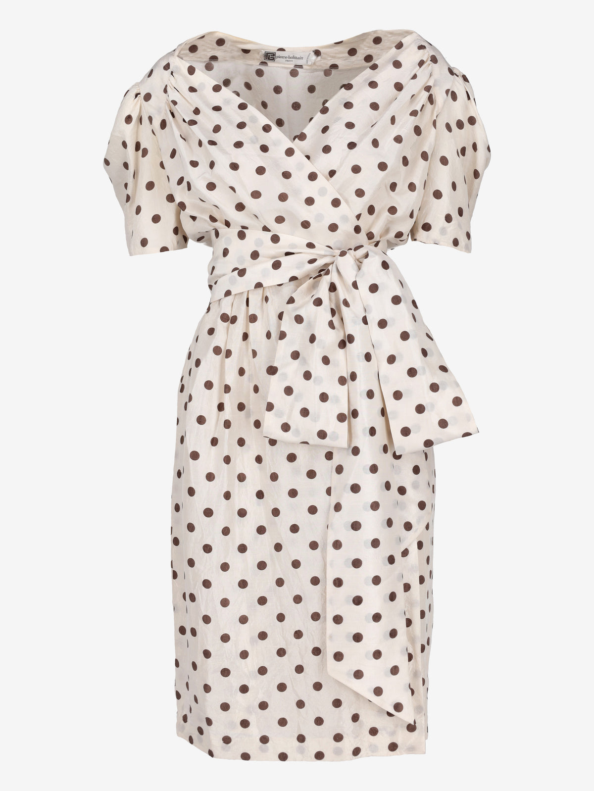 Pierre Balmain Polka Dot Dress with Scarf W2926.12  Pierre Balmain 
