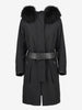 Prada Long Parka with Fur Hood MR22526.17  Prada 