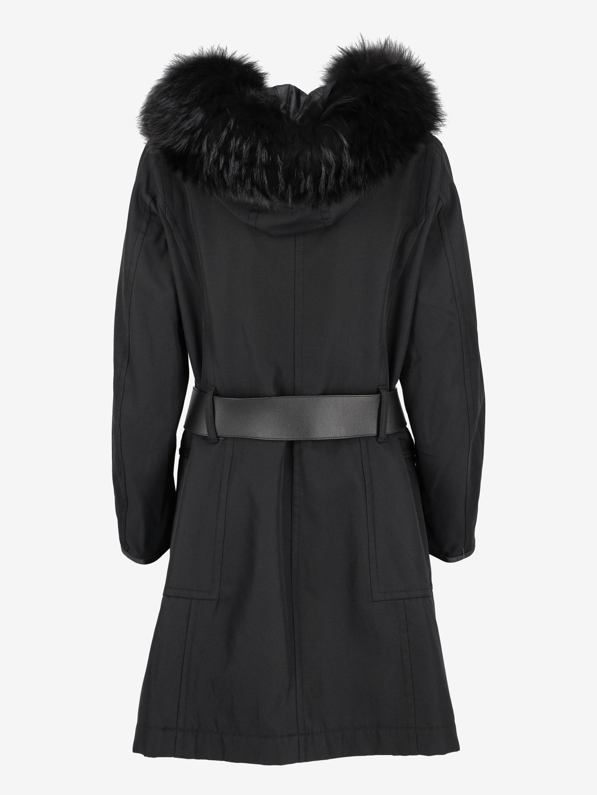 Prada Long Parka with Fur Hood MR22526.17  Prada 