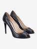 Prada Classic Black Leather Peep-Toe Pumps W191026.4  Prada 