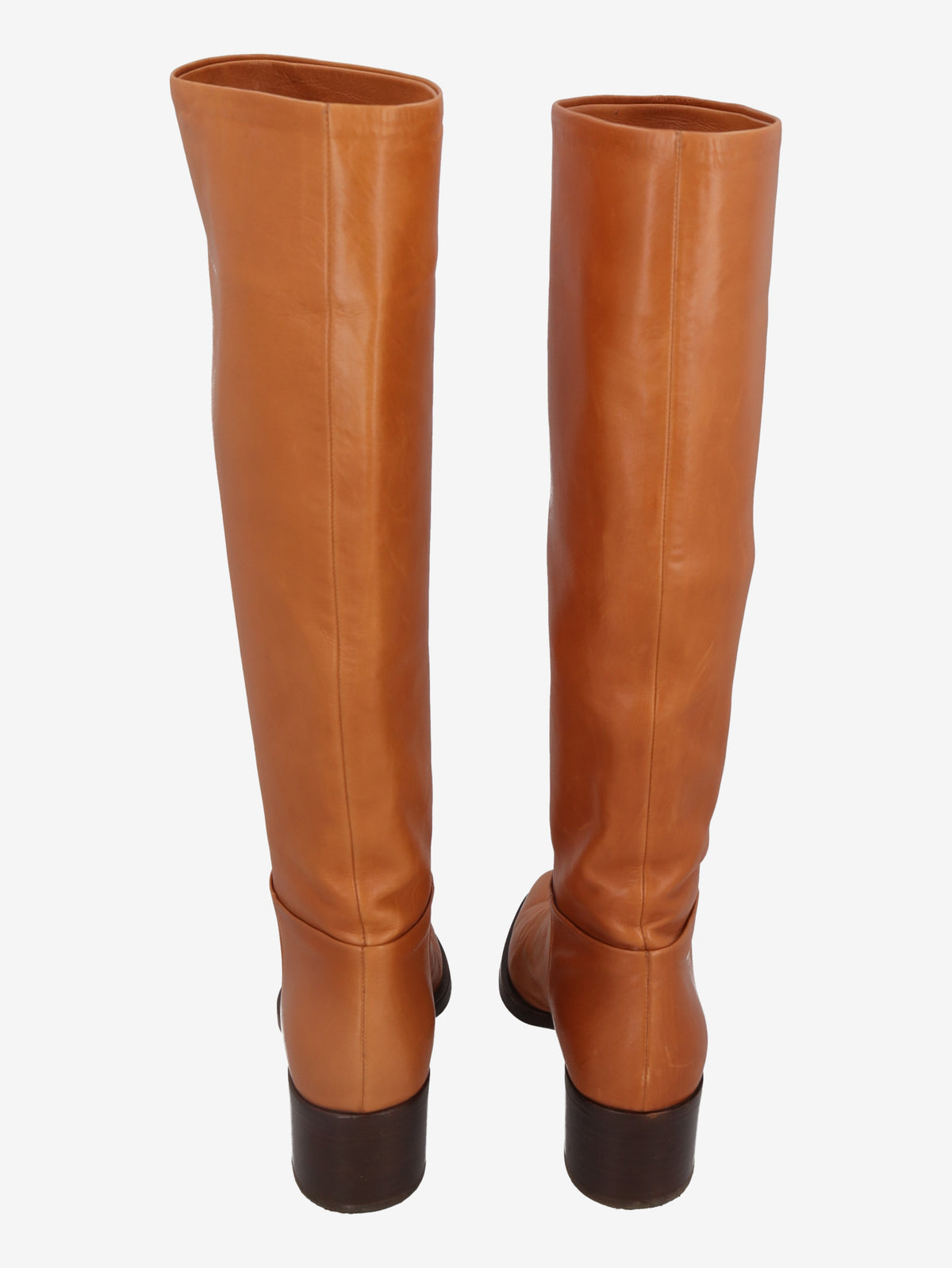 Prada Brown Leather Equestrian Boots W29092026.10  Prada 