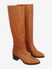 Prada Brown Leather Equestrian Boots W29092026.10  Prada 