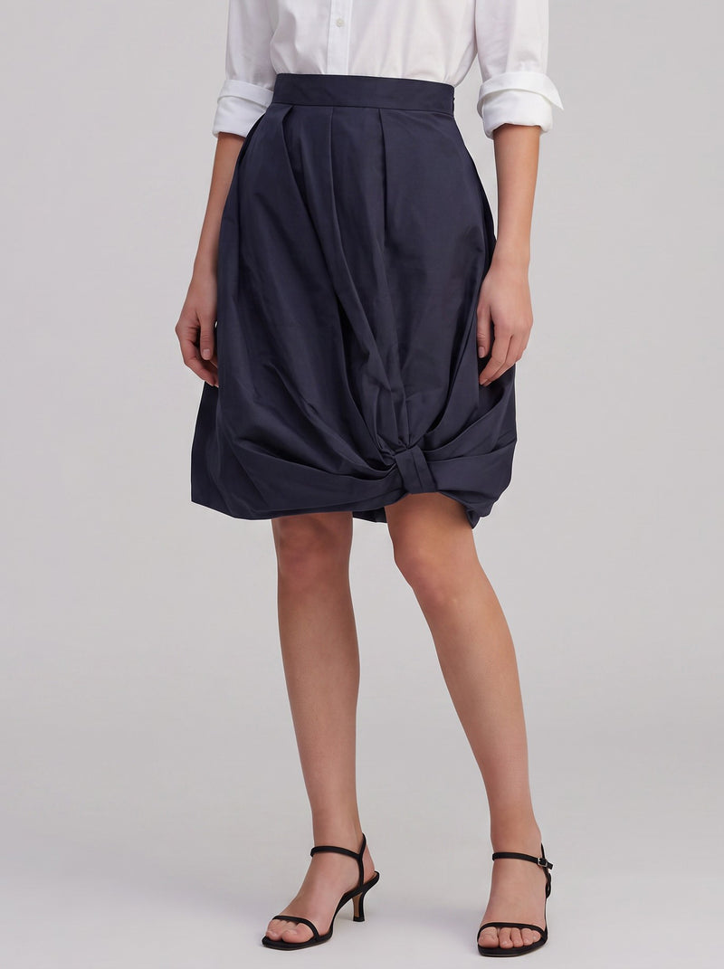 Prada Silk Midi Skirt with Bow Detail W2926.30  Prada 