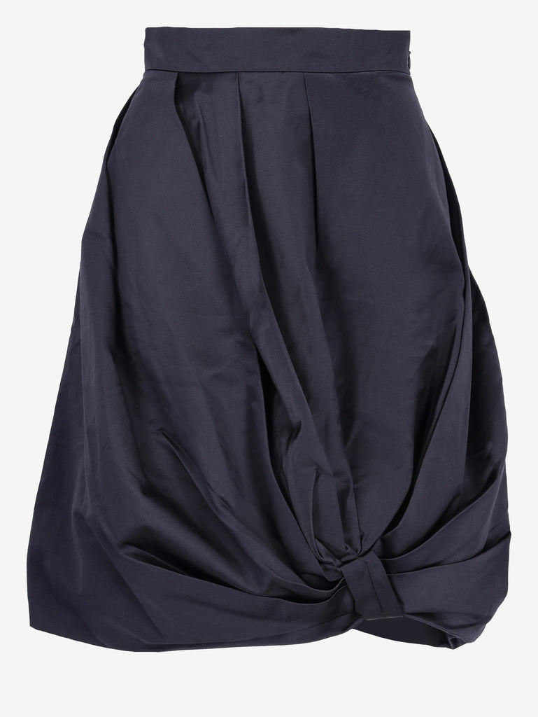 Prada Silk Midi Skirt with Bow Detail W2926.30  Prada 
