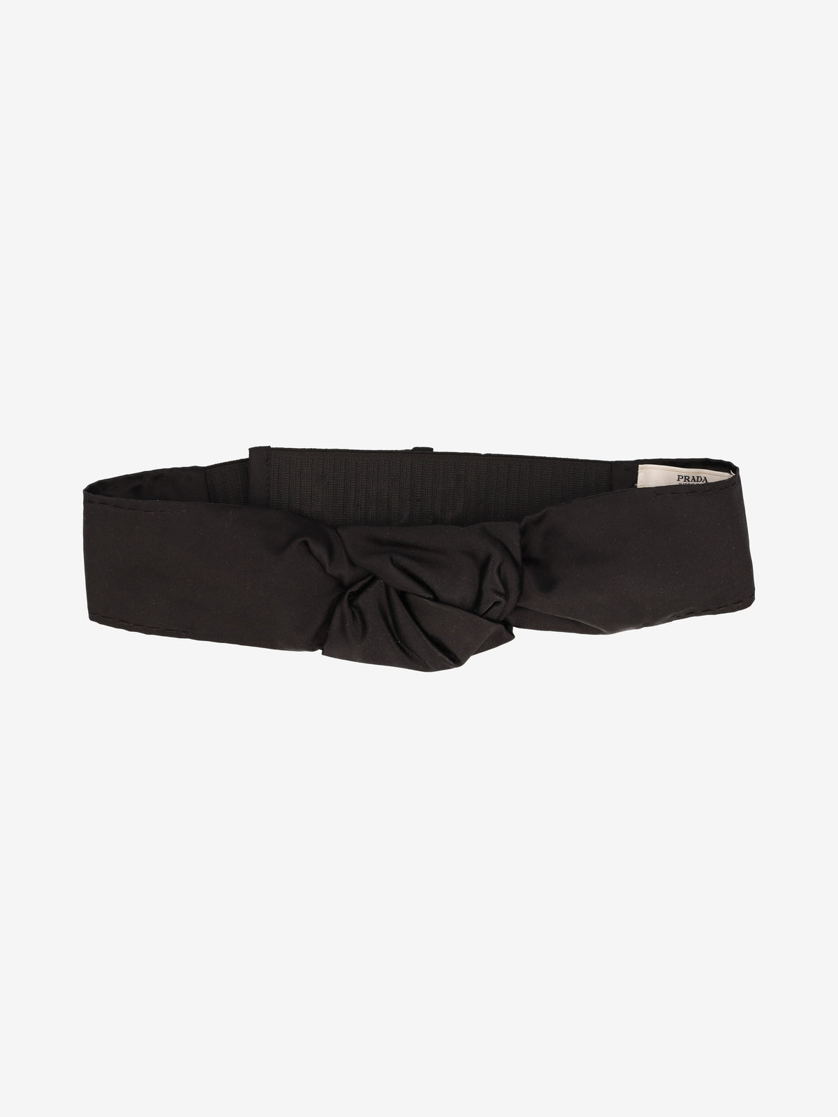 Prada Black Silk Knot Belt W2926.39  Prada 